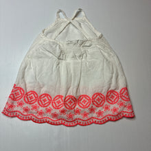 Load image into Gallery viewer, Girls Target, lined lightweight cotton top, L: 33cm, GUC, size 0,  