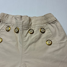 Load image into Gallery viewer, Girls GAP, beige cotton pants, elasticated, EUC, size 00,  