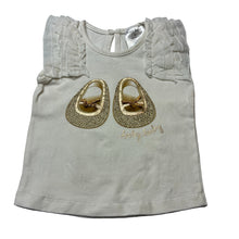 Load image into Gallery viewer, Girls Baby Baby, stretchy ruffle tee / top, GUC, size 0,  