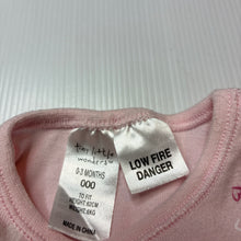Load image into Gallery viewer, Girls Tiny Little Wonders, pink cotton bodysuit / romper, FUC, size 000,  