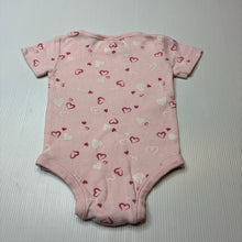 Load image into Gallery viewer, Girls Tiny Little Wonders, pink cotton bodysuit / romper, FUC, size 000,  