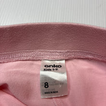 Load image into Gallery viewer, Girls Anko, pink stretchy bike shorts, GUC, size 8,  