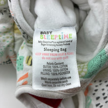 Load image into Gallery viewer, Unisex Baby Sleeptime, wadded cotton sleeping bag, L: 73cm, FUC, size 0-1,  