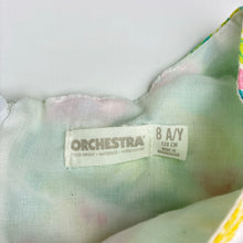 Load image into Gallery viewer, Girls ORCHESTRA, colourful open-shoulder dress, EUC, size 8, L: 61cm
