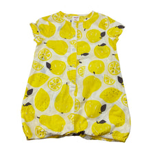 Load image into Gallery viewer, Girls Seed, lightweight cotton romper, fruit, EUC, size 00,  