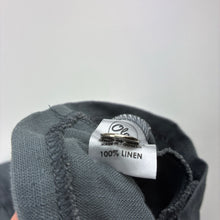 Load image into Gallery viewer, Unisex Olas MINI, grey linen shortalls, EUC, size 3,  
