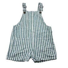 Load image into Gallery viewer, Unisex Zara, striped linen blend shortalls, EUC, size 2,  