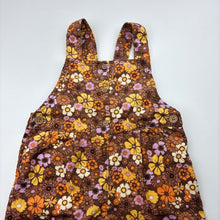 Load image into Gallery viewer, Girls Next, floral corduroy cotton overalls / dungarees, EUC, size 1,  