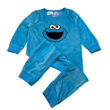 Load image into Gallery viewer, Unisex Peter Alexander, Seasame Street Cookie Monster velour romper, EUC, size 1,  