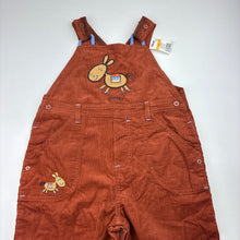 Load image into Gallery viewer, Unisex Target, vintage corduroy cotton overalls / dungarees, donkey, NEW, size 2,  