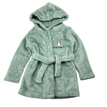 Load image into Gallery viewer, Unisex Beatrix Potter , Peter Rabbit embroidered dressing gown / bath robe, EUC, size 1,  