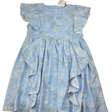 Load image into Gallery viewer, Girls Origami, lined floral ruffle party / formal dress, NEW, size 14, L: 75cm
