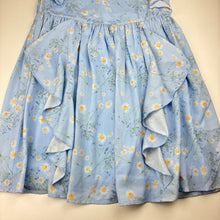 Load image into Gallery viewer, Girls Origami, lined floral ruffle party / formal dress, NEW, size 14, L: 75cm