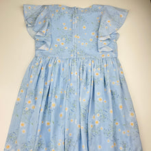 Load image into Gallery viewer, Girls Origami, lined floral ruffle party / formal dress, NEW, size 14, L: 75cm