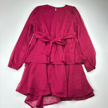 Load image into Gallery viewer, Girls Origami, lined lightweight long sleeve dress, NEW, size 14, L: 73cm