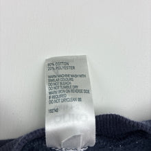 Load image into Gallery viewer, Girls Anko, fleece lined navy floral sweater dress, GUC, size 4, L: 49cm