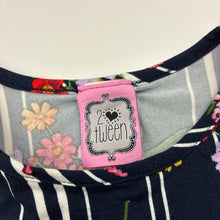 Load image into Gallery viewer, Girls 2 Heart Tween, stretchy floral short sleeve dress, GUC, size 10, L: 70cm