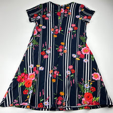Load image into Gallery viewer, Girls 2 Heart Tween, stretchy floral short sleeve dress, GUC, size 10, L: 70cm