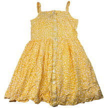 Load image into Gallery viewer, Girls Anko, yellow viscose summer dress, GUC, size 8, L: 61cm