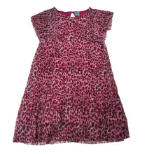 Load image into Gallery viewer, Girls Next, cotton lined metallic stripe dress, GUC, size 6, L: 60cm