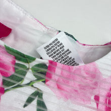 Load image into Gallery viewer, Girls Barbie, lined lightweight floral party dress, GUC, size 5, L: 62cm