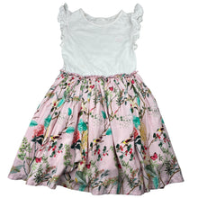 Load image into Gallery viewer, Girls Next, cotton lined short sleeve dress, light marks on bodice, FUC, size 6, L: 61cm