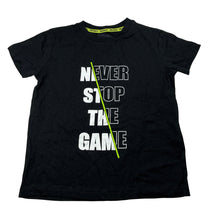 Load image into Gallery viewer, Boys THREADBOYS, black cotton tee / top, EUC, size 5-6,  