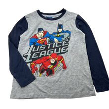 Load image into Gallery viewer, Boys DC Comics, JUSTICE LEAGUE long sleeve pyjama top, FUC, size 6,  