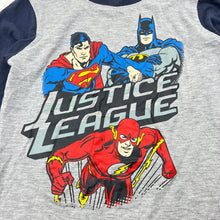 Load image into Gallery viewer, Boys DC Comics, JUSTICE LEAGUE long sleeve pyjama top, FUC, size 6,  