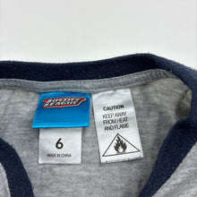 Load image into Gallery viewer, Boys DC Comics, JUSTICE LEAGUE long sleeve pyjama top, FUC, size 6,  