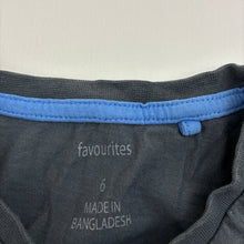 Load image into Gallery viewer, Boys Favourites, cotton long sleeve tee / top, GUC, size 6,  