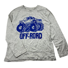 Load image into Gallery viewer, Boys Anko, grey marle long sleeve top, monster truck, EUC, size 6,  