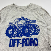 Load image into Gallery viewer, Boys Anko, grey marle long sleeve top, monster truck, EUC, size 6,  