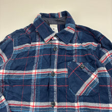 Load image into Gallery viewer, Boys Target, checked flannel cotton long sleeve shirt, EUC, size 6,  
