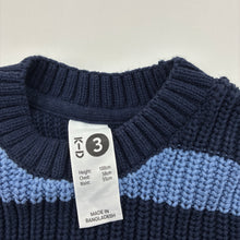 Load image into Gallery viewer, Boys KID, chunky knit cotton sweater / jumper, EUC, size 3,  