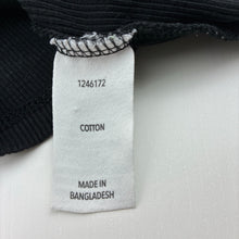 Load image into Gallery viewer, Girls KID, black ribbed cotton tee / top, GUC, size 12,  