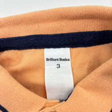 Load image into Gallery viewer, Boys Brilliant Basics, orange organic cotton polo top, EUC, size 3,  