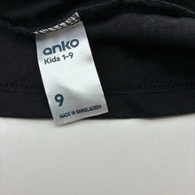 Load image into Gallery viewer, Boys Anko, black cotton tee / top, dinosaur, EUC, size 9,  