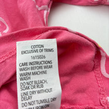 Load image into Gallery viewer, Girls KID, pink floral cotton tee / top, FUC, size 5,  