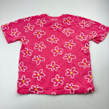 Load image into Gallery viewer, Girls KID, pink floral cotton tee / top, FUC, size 5,  