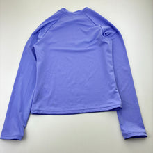 Load image into Gallery viewer, Girls Wave Zone, long sleeve rashie / swim top, light marks, FUC, size 10,  