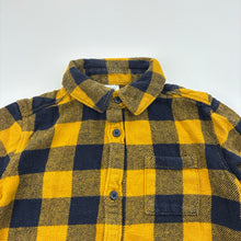 Load image into Gallery viewer, Boys Anko, checked flannel cotton long sleeve shirt, GUC, size 3,  