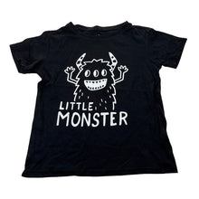 Load image into Gallery viewer, Boys Anko, black cotton tee / top, monster, GUC, size 7,  