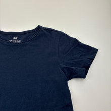 Load image into Gallery viewer, Boys H&amp;M, navy cotton tee / top, GUC, size 7-8,  