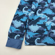 Load image into Gallery viewer, Boys Lily &amp; Dan, cotton long sleeve pyjama top, dinosaurs, EUC, size 6,  