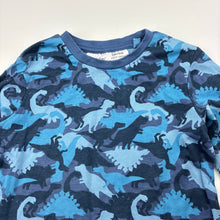 Load image into Gallery viewer, Boys Lily &amp; Dan, cotton long sleeve pyjama top, dinosaurs, EUC, size 6,  