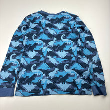 Load image into Gallery viewer, Boys Lily &amp; Dan, cotton long sleeve pyjama top, dinosaurs, EUC, size 6,  