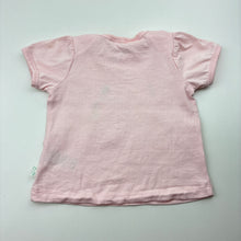 Load image into Gallery viewer, Girls Peter Alexander, Christie Williams embroidered cotton tee / top, light marks, FUC, size 0,  
