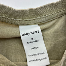Load image into Gallery viewer, Boys Baby Berry, lightweight cotton tee / top, FUC, size 0,  
