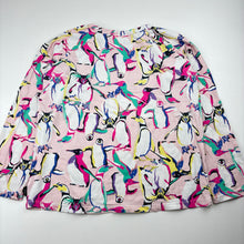 Load image into Gallery viewer, Girls Bonds, long sleeve pyjama top, penguins, FUC, size 7,  
